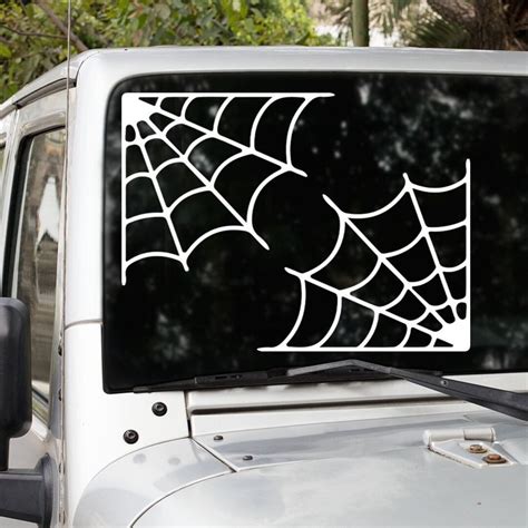 spider web car stickers|spiderweb stickers.